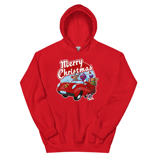 Cupcake Monster Saves Christmas with Rudolph Christmas Cupcake Hoodies