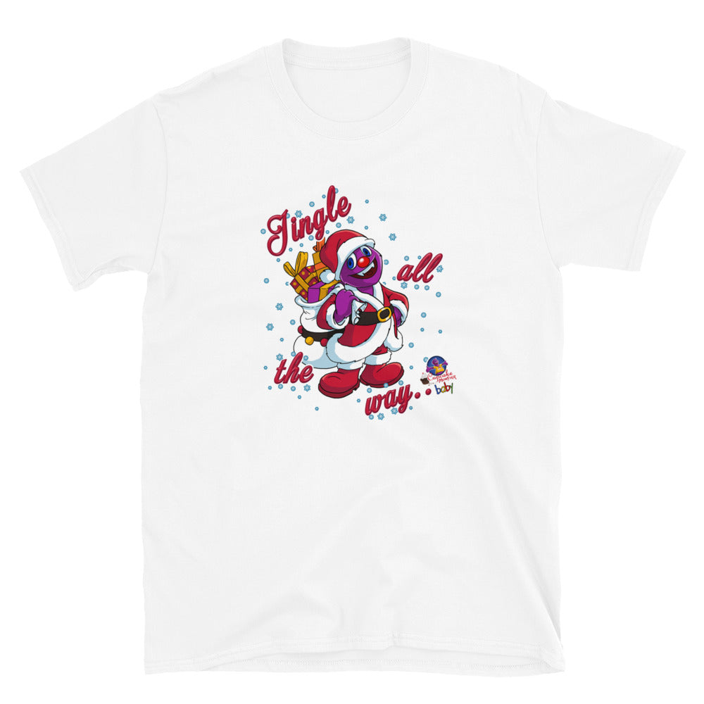 Jingle All the Way Christmas Cupcake T-Shirt for Men