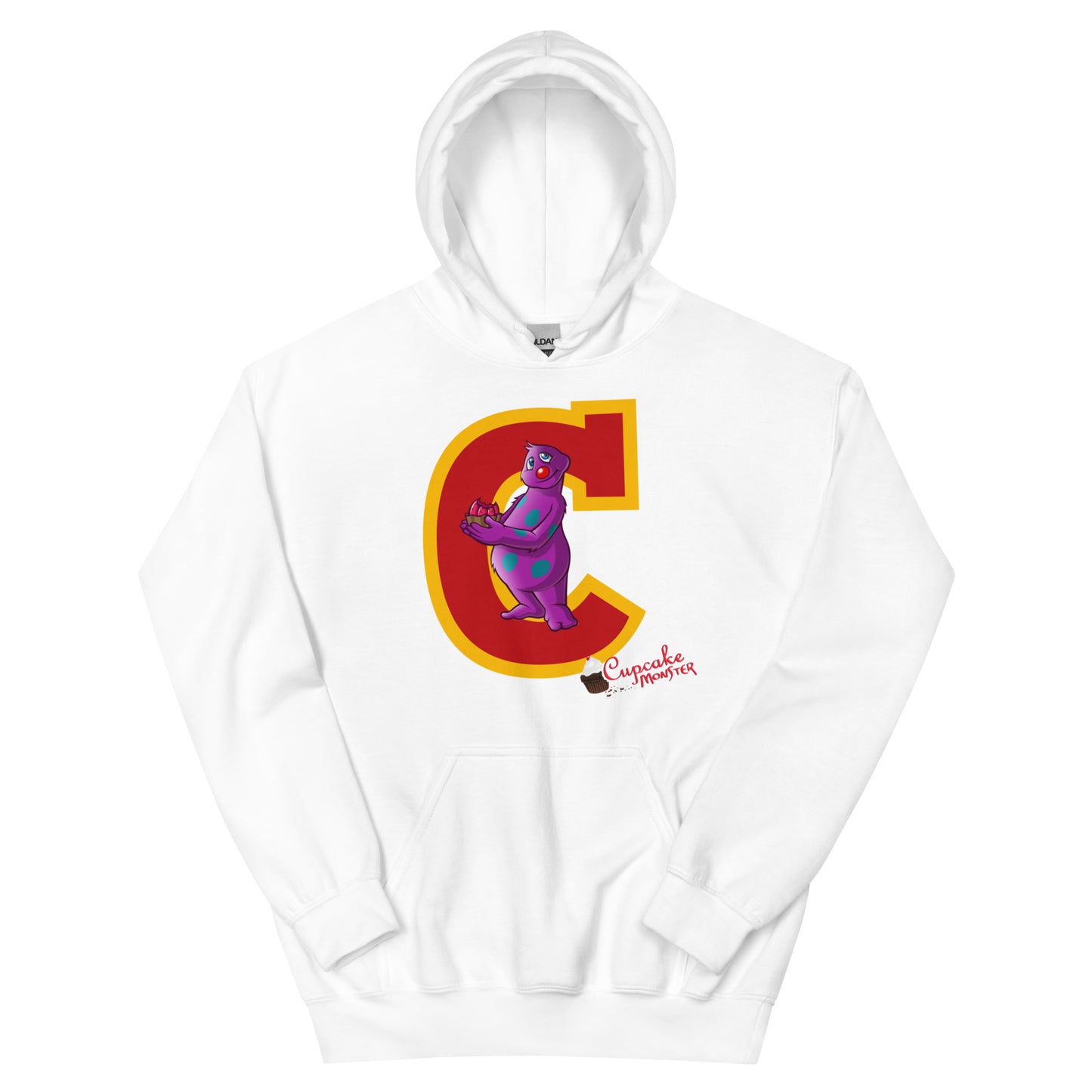 Men’s 'C' for Cupcake Monster Cupcake Hoodie