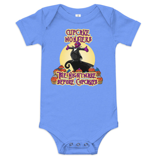 Nightmare Before Cupcakes Christmas Cupcake Baby Onesie