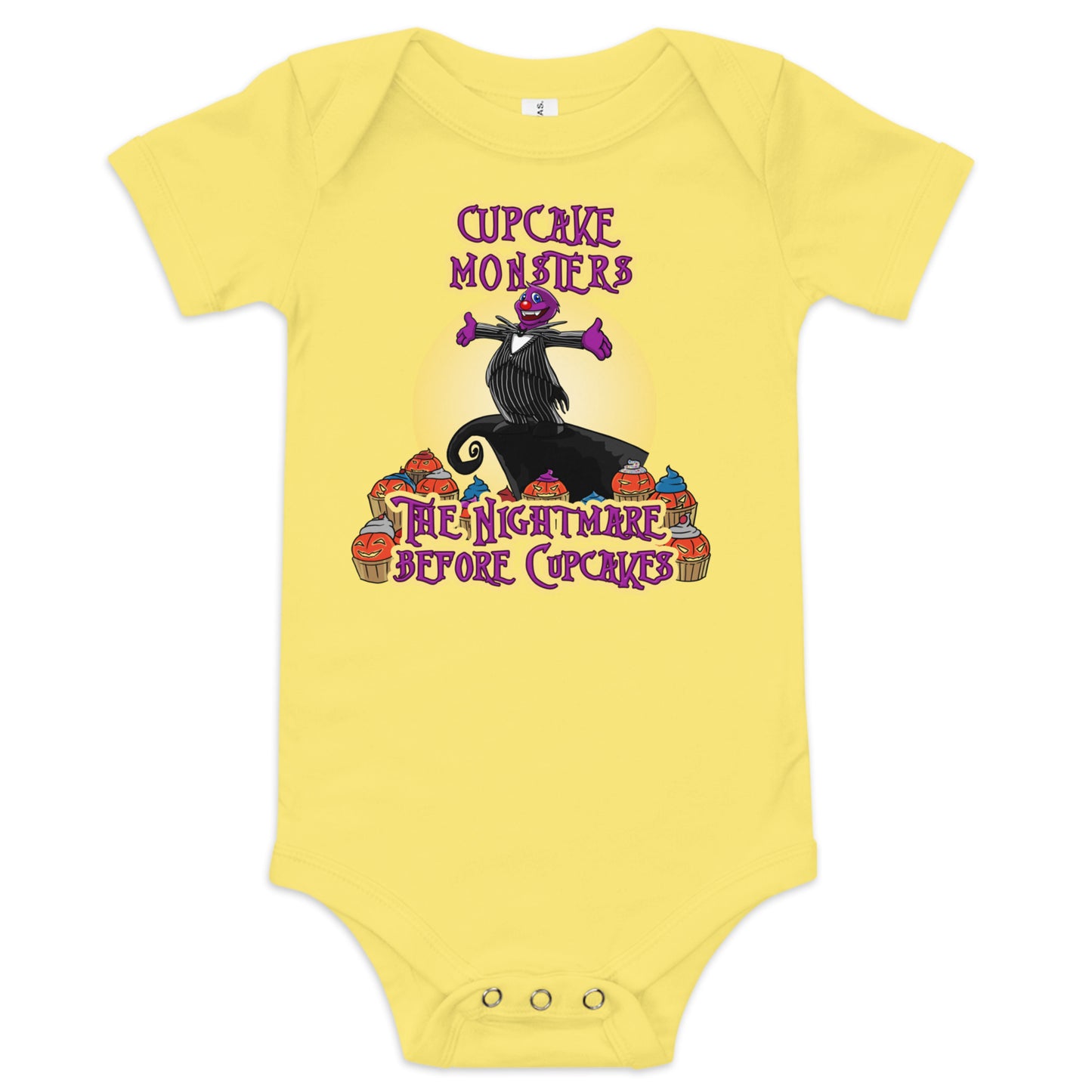 Nightmare Before Cupcakes Christmas Cupcake Baby Onesie