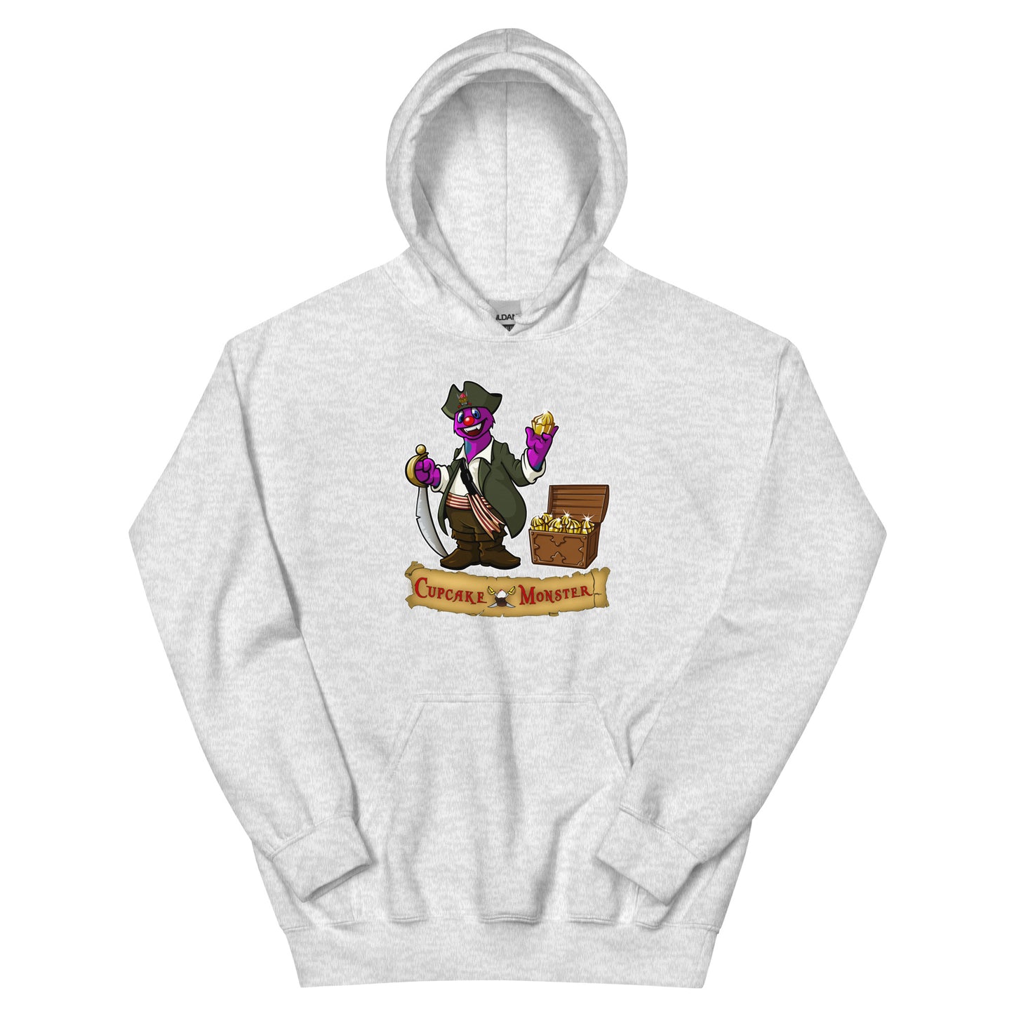 Cupcake Pirate Hoodie Pirates of Sprinkle Bay & The Golden Cupcakes for Women