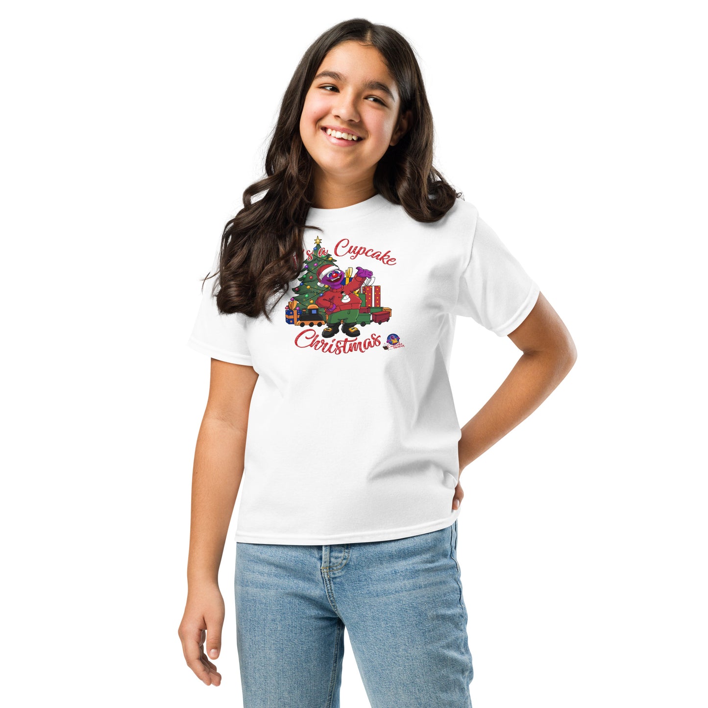 It’s a Cupcake Christmas! Kids Cupcake T-Shirt