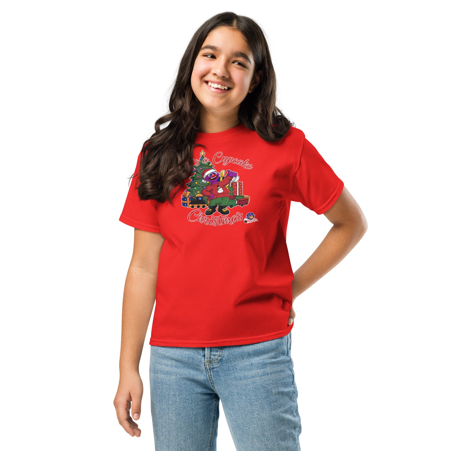 It’s a Cupcake Christmas! Kids Cupcake T-Shirt