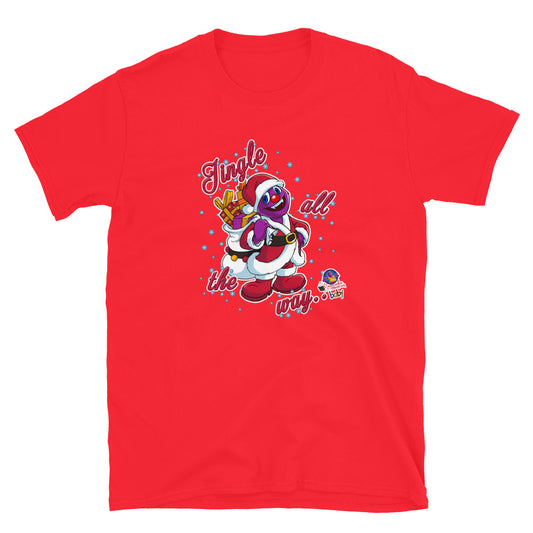 Jingle All the Way Christmas Cupcake T-Shirt for Men