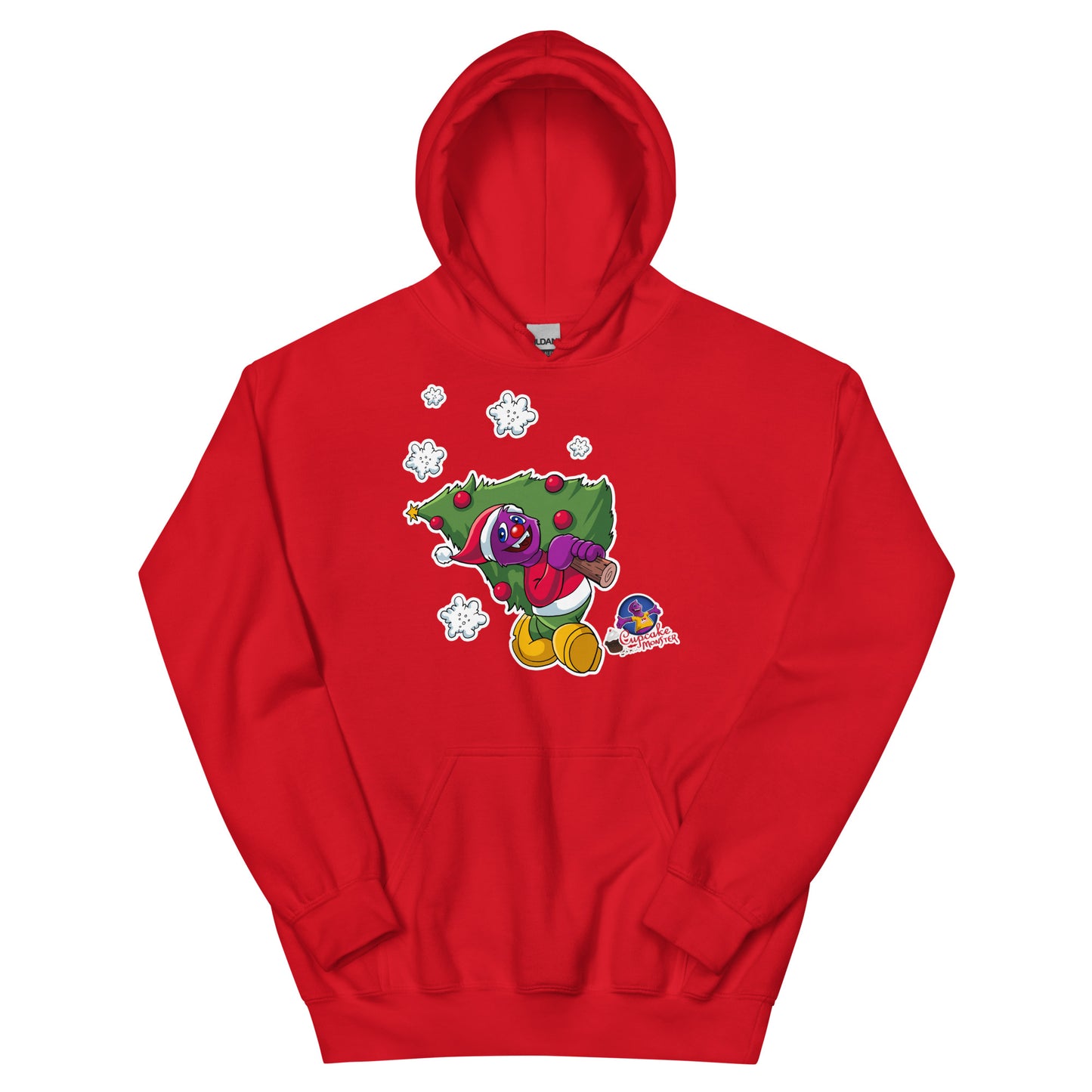 Men’s Holly Jolly Christmas Cupcake Hoodie