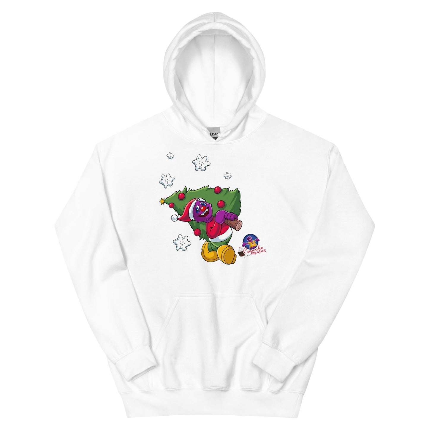 Men’s Holly Jolly Christmas Cupcake Hoodie