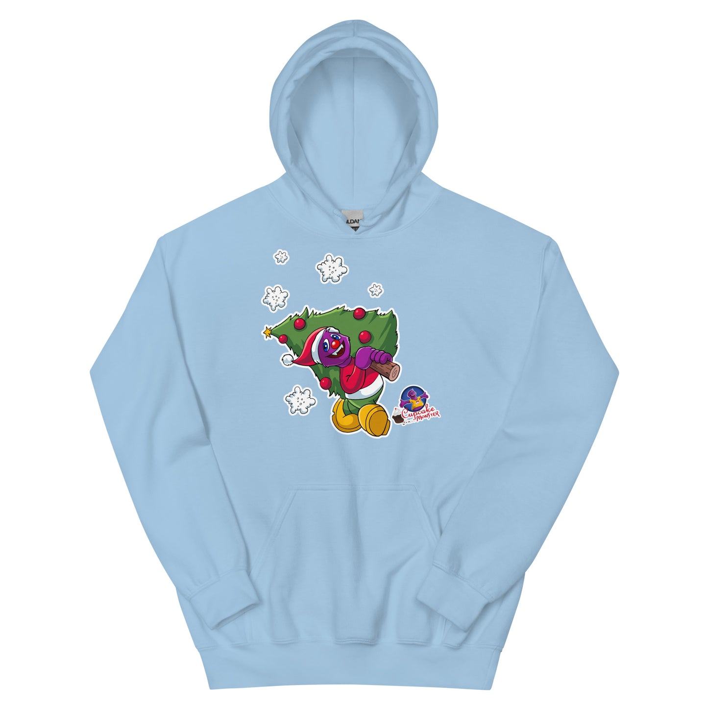 Men’s Holly Jolly Christmas Cupcake Hoodie