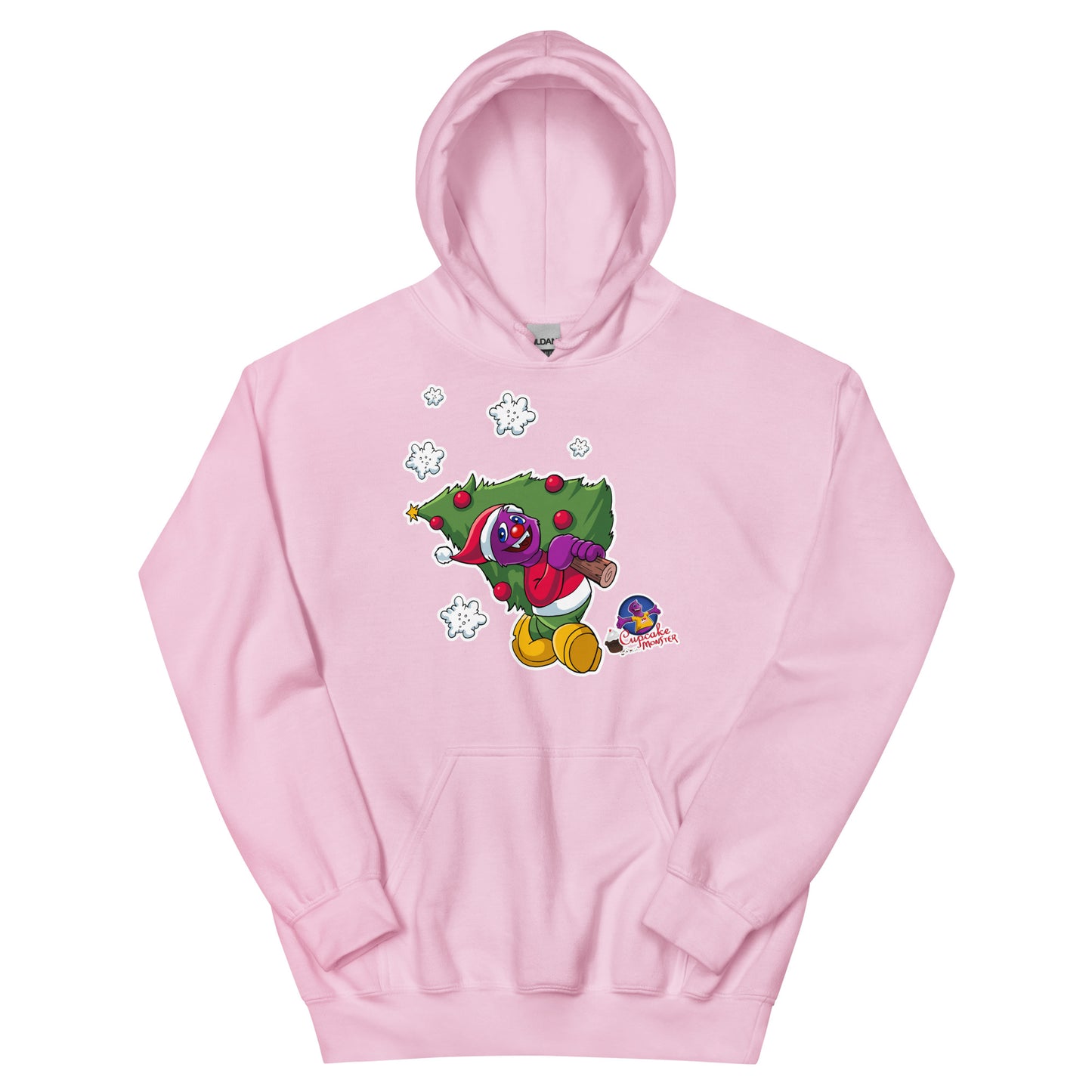 Men’s Holly Jolly Christmas Cupcake Hoodie
