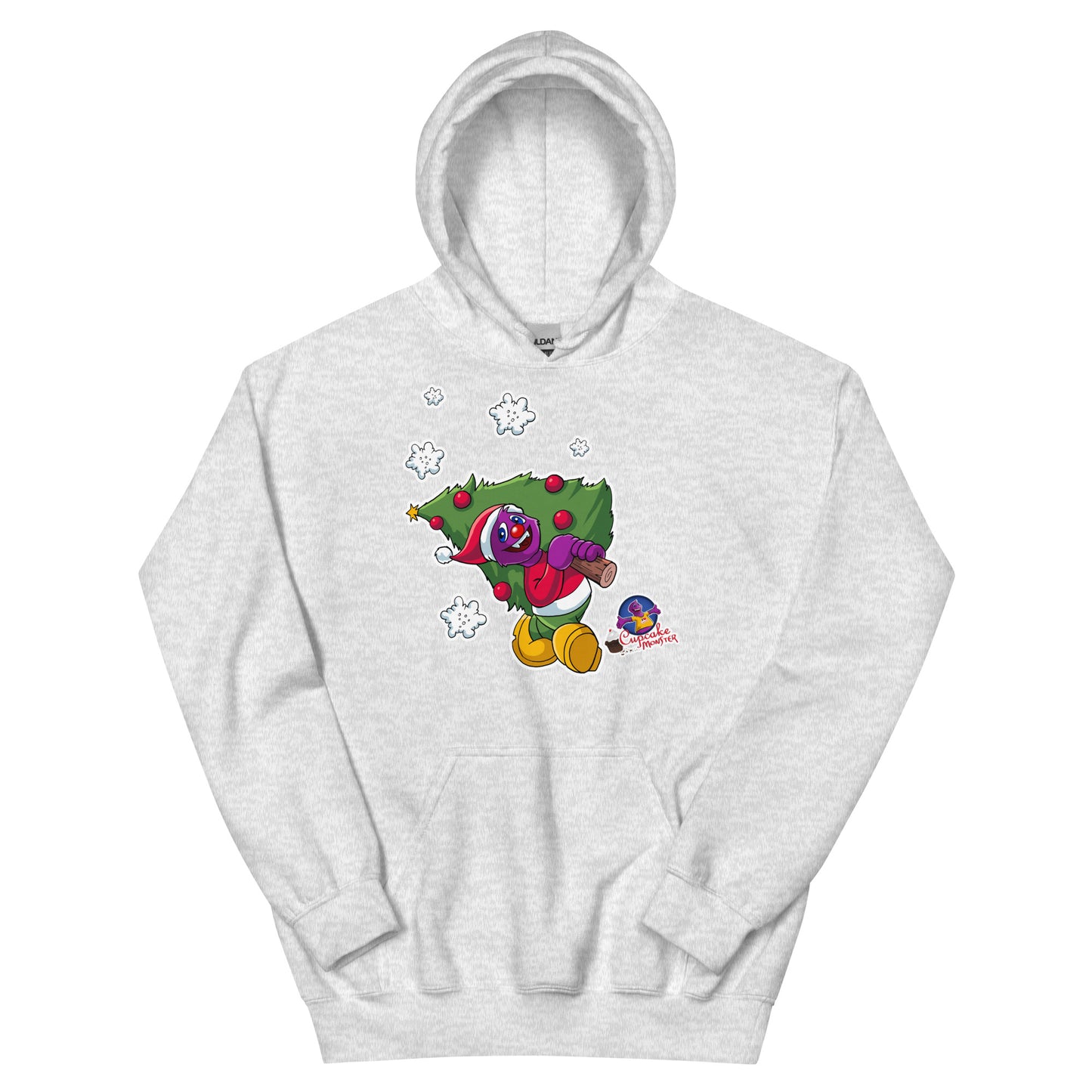 Men’s Holly Jolly Christmas Cupcake Hoodie