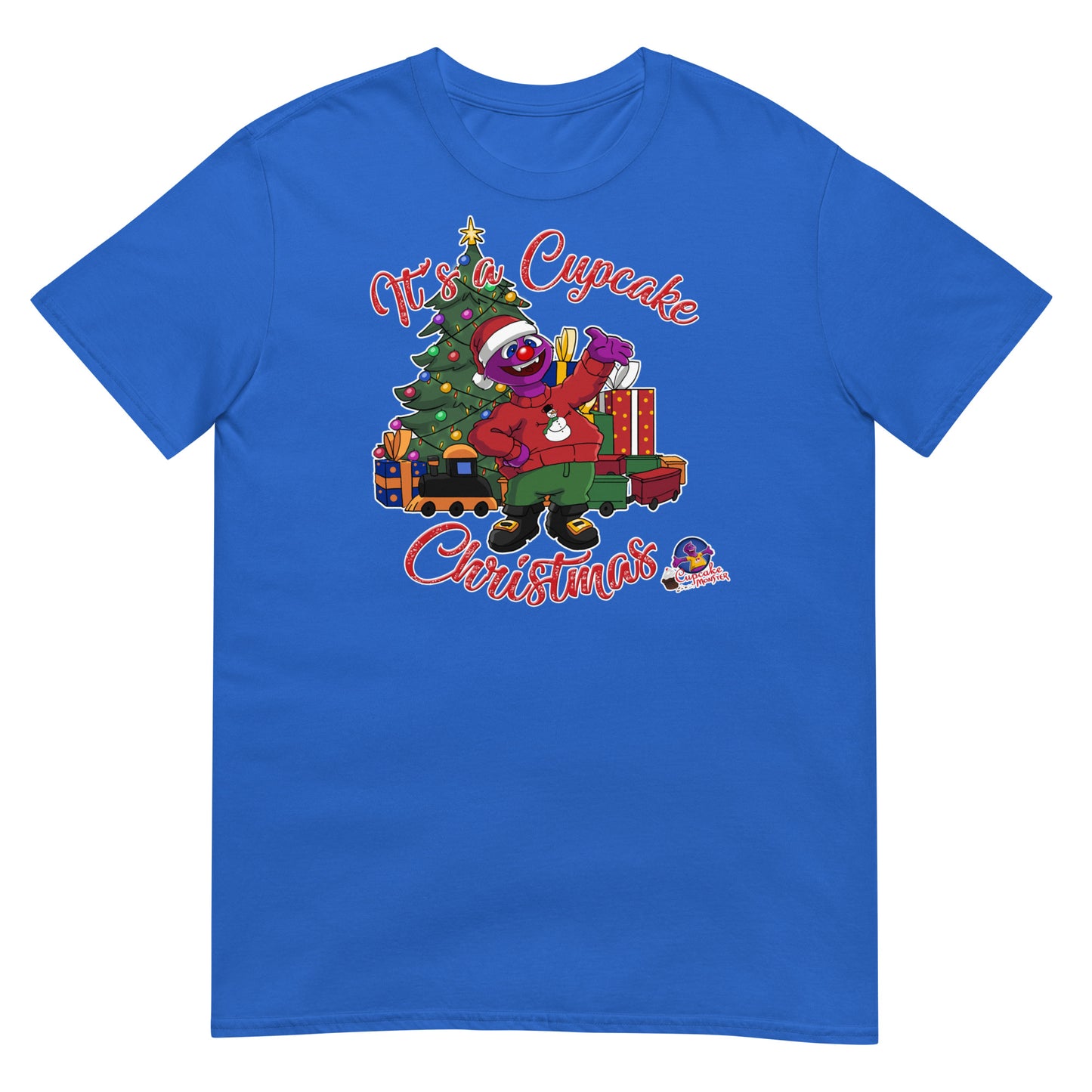 Men's "It's a Cupcake Christmas" Christmas Cupcake Tee Shirt