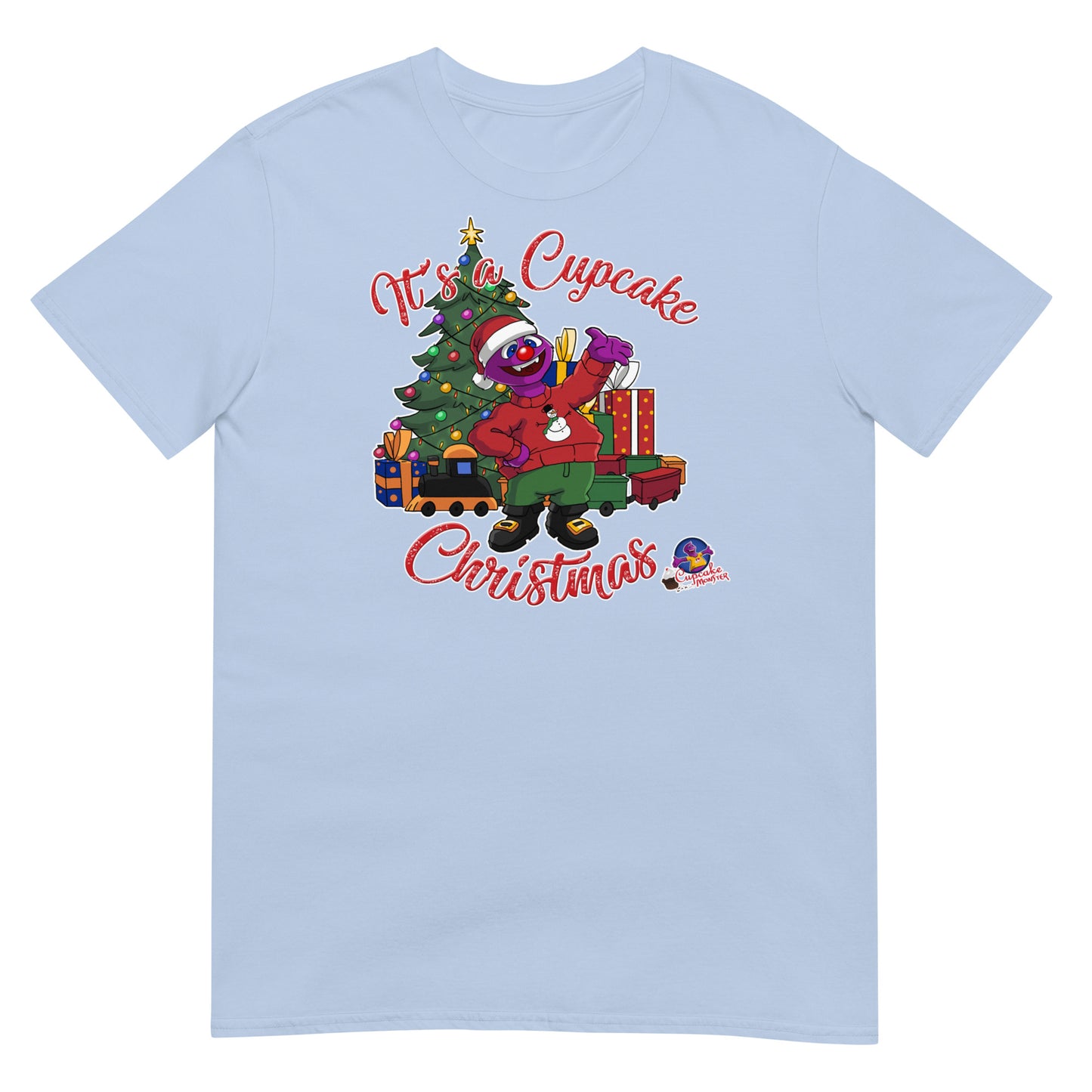 Men's "It's a Cupcake Christmas" Christmas Cupcake Tee Shirt