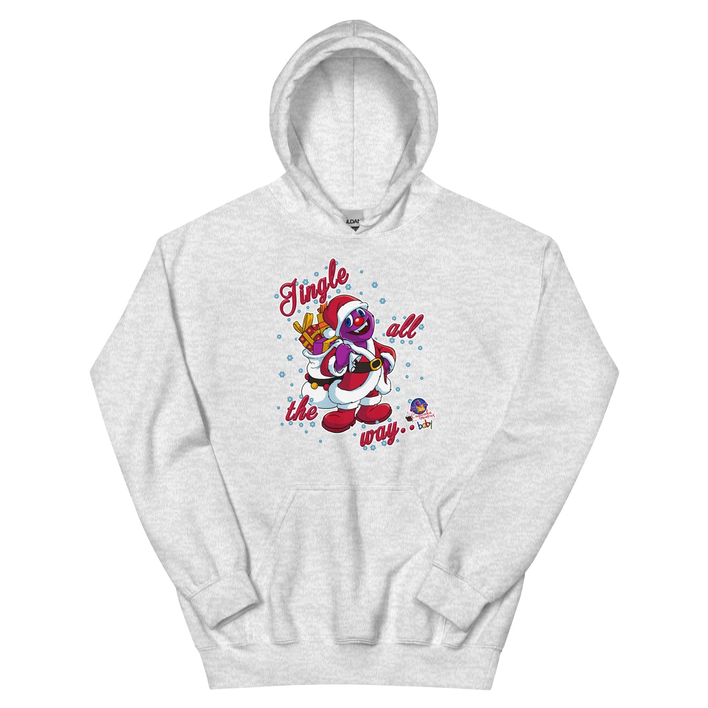 Men's Jingle All The Way Christmas Cupcake Hoodie 23