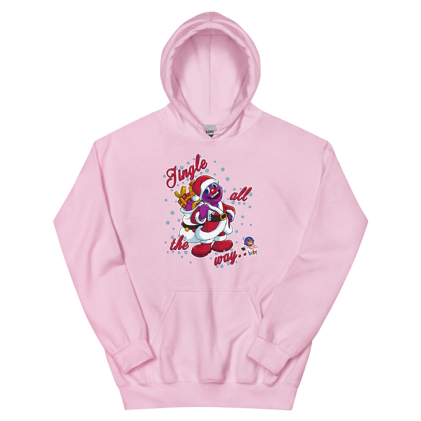 Men's Jingle All The Way Christmas Cupcake Hoodie