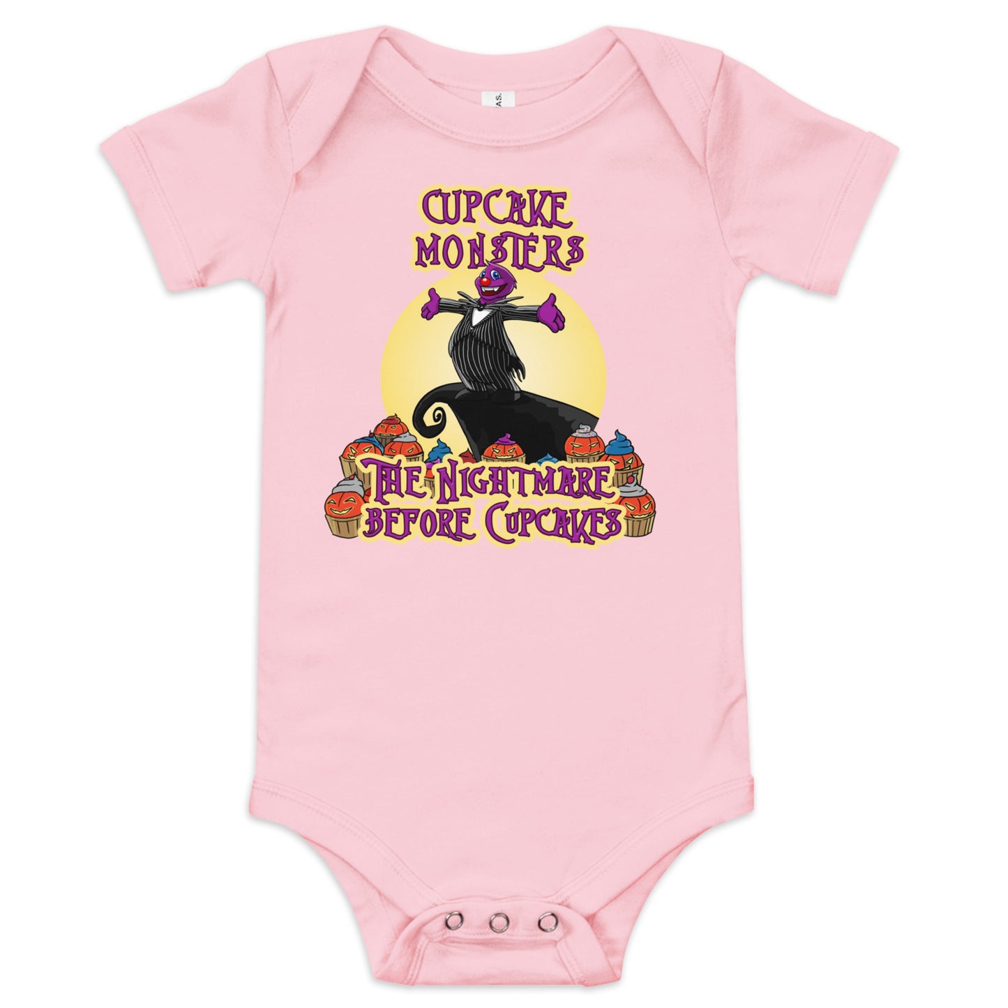 Nightmare Before Cupcakes Christmas Cupcake Baby Onesie