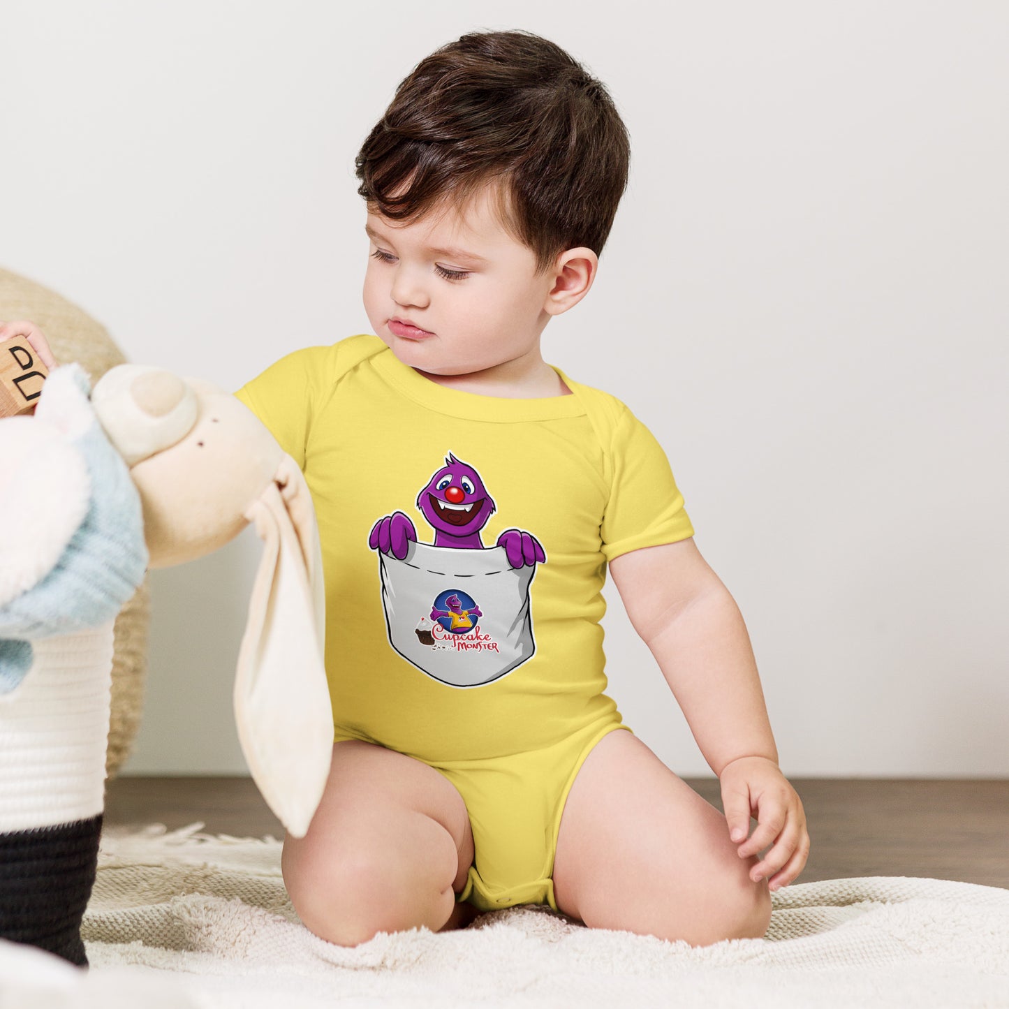 Pocketful of Cupcake Love Cupcake Baby Onesie