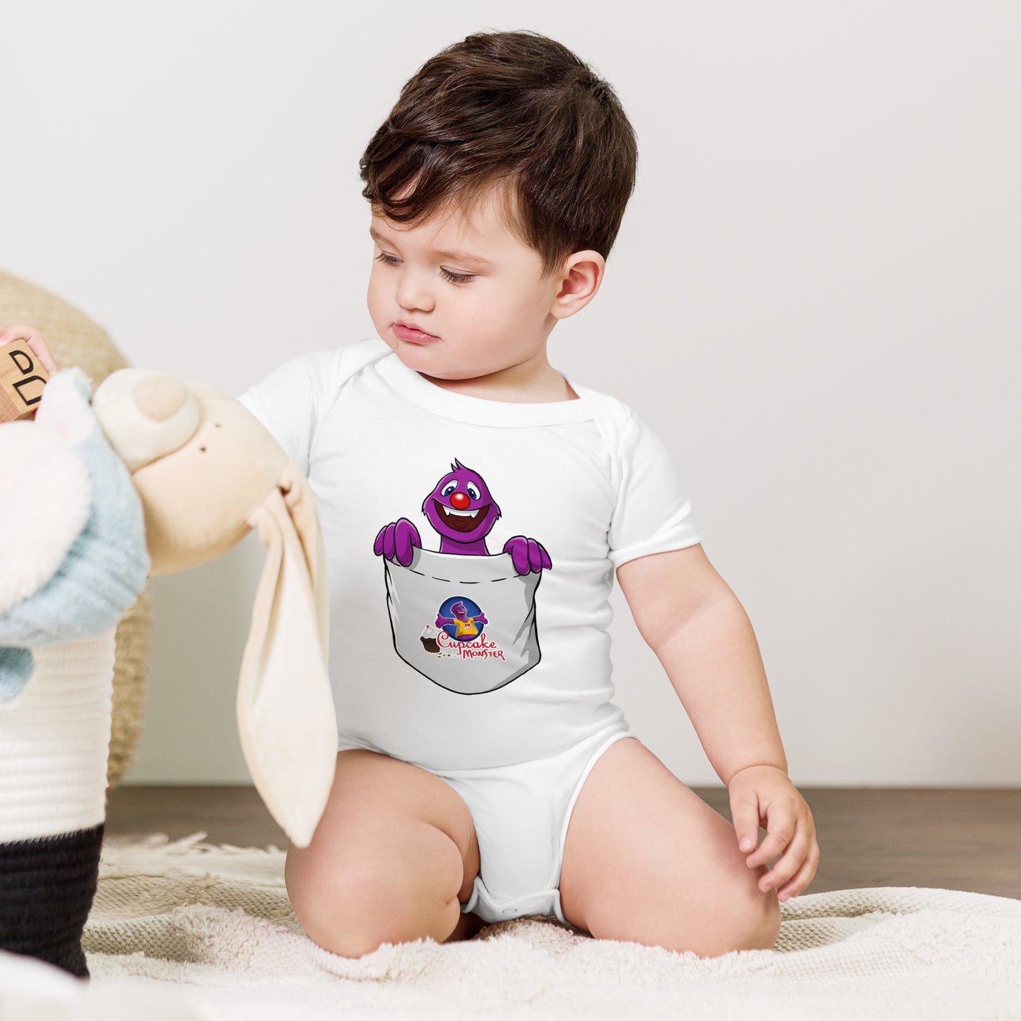 Pocketful of Cupcake Love Cupcake Baby Onesie