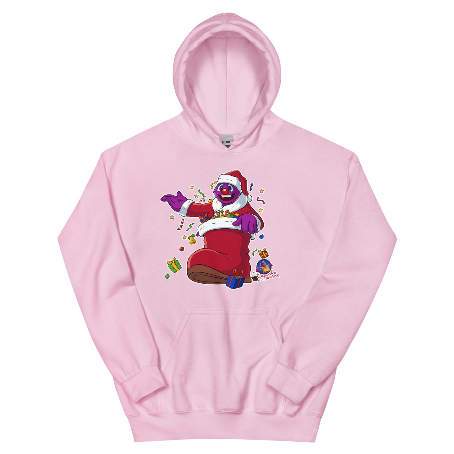 Santa Cu Cup Cake in the Christmas Stocking Cupcake Hoodie