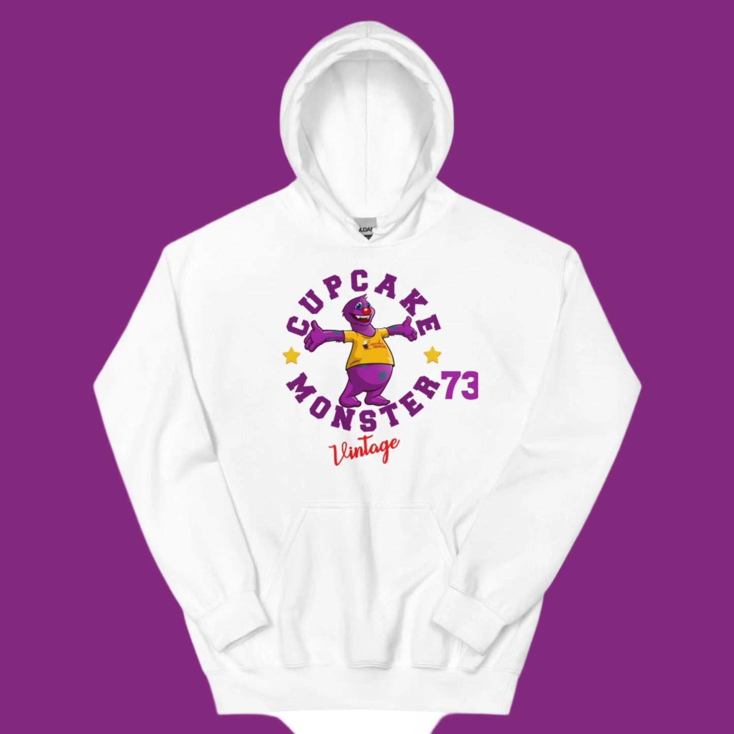 “Vintage 73” Edition Cupcake Hoodie for Women  
