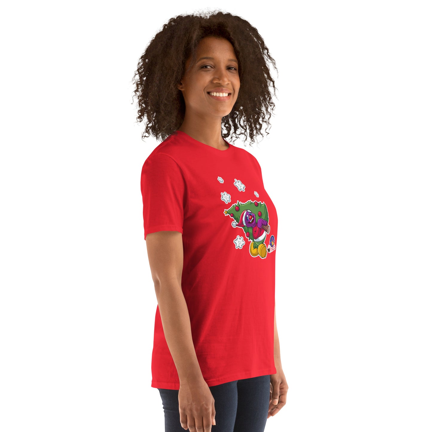 Women’s Holly Jolly Christmas Cupcake T-Shirt 