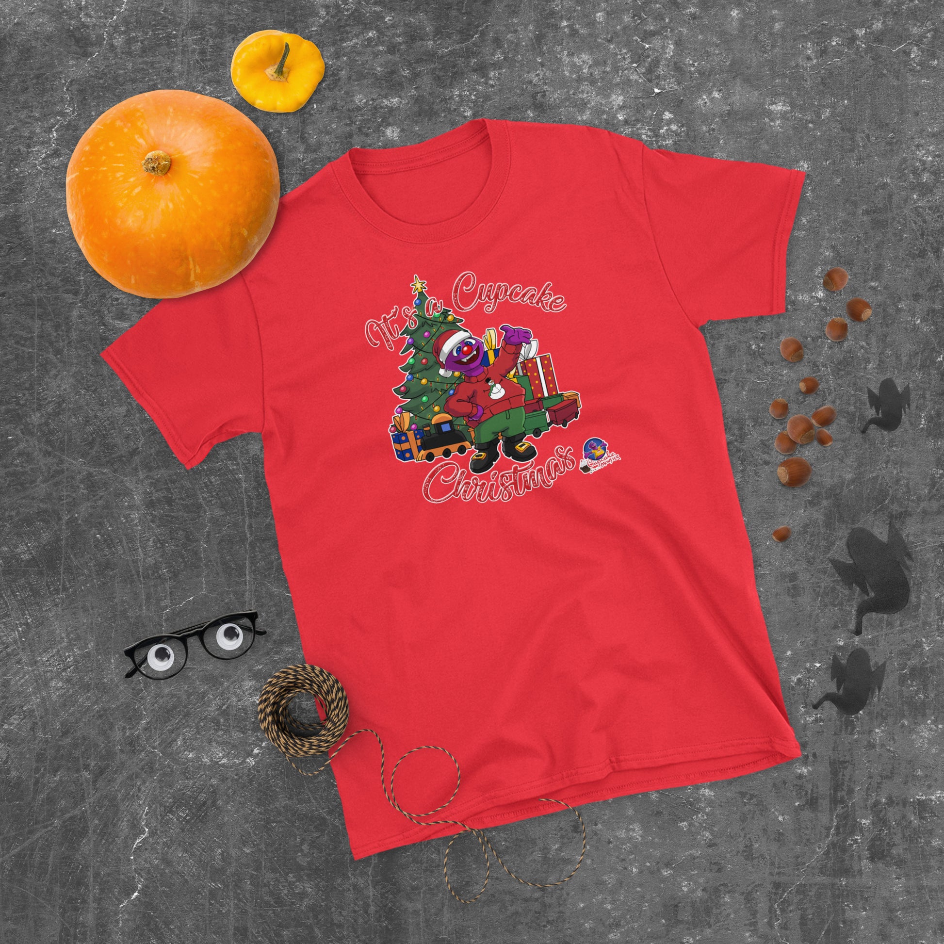 Women’s "It’s a Cupcake Christmas Cupcake T-Shirt  