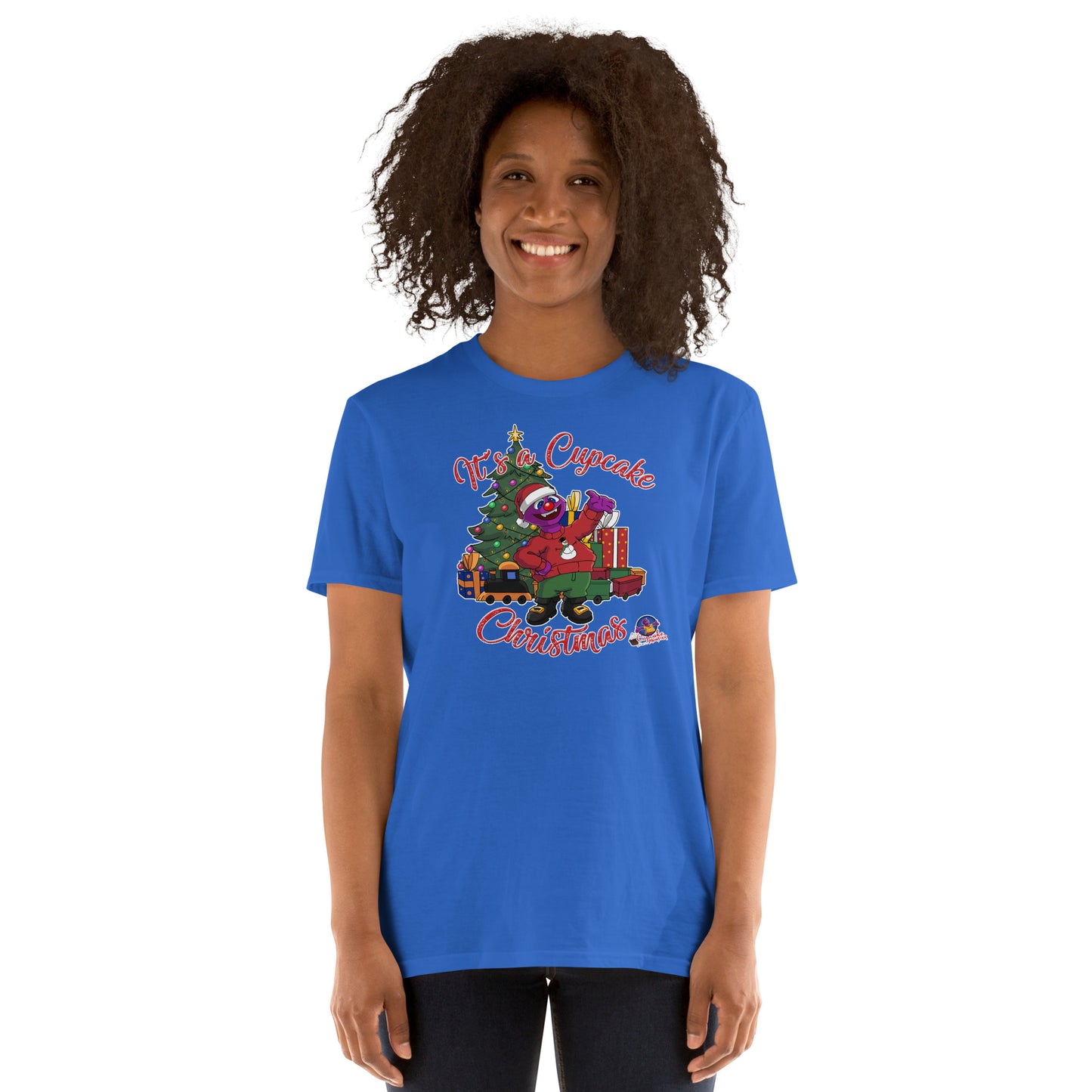 Women’s "It’s a Cupcake Christmas Cupcake T-Shirt  