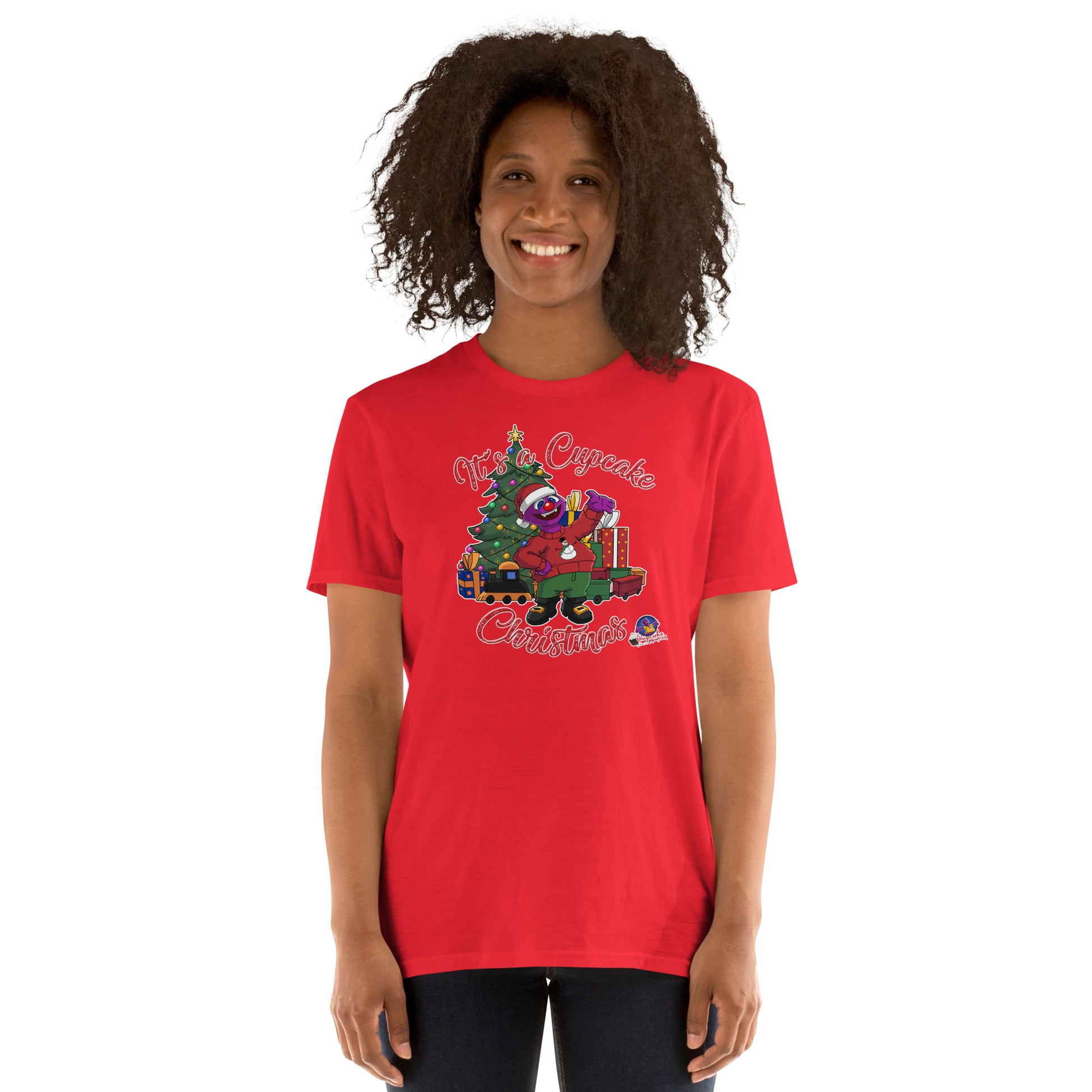 Women’s "It’s a Cupcake Christmas Cupcake T-Shirt  