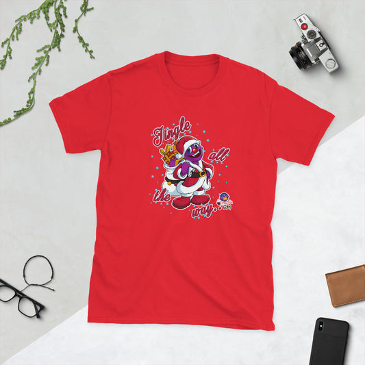 Women's Jingle All the Way Christmas Cupcake T-Shirt  