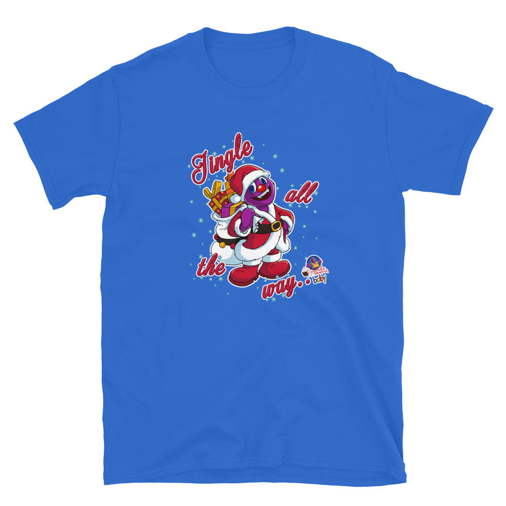Jingle All the Way Christmas Cupcake T-Shirt for Men