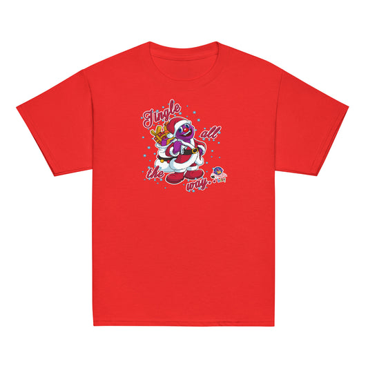 “Jingle All the Way” Christmas Cupcake T-Shirts for Kids